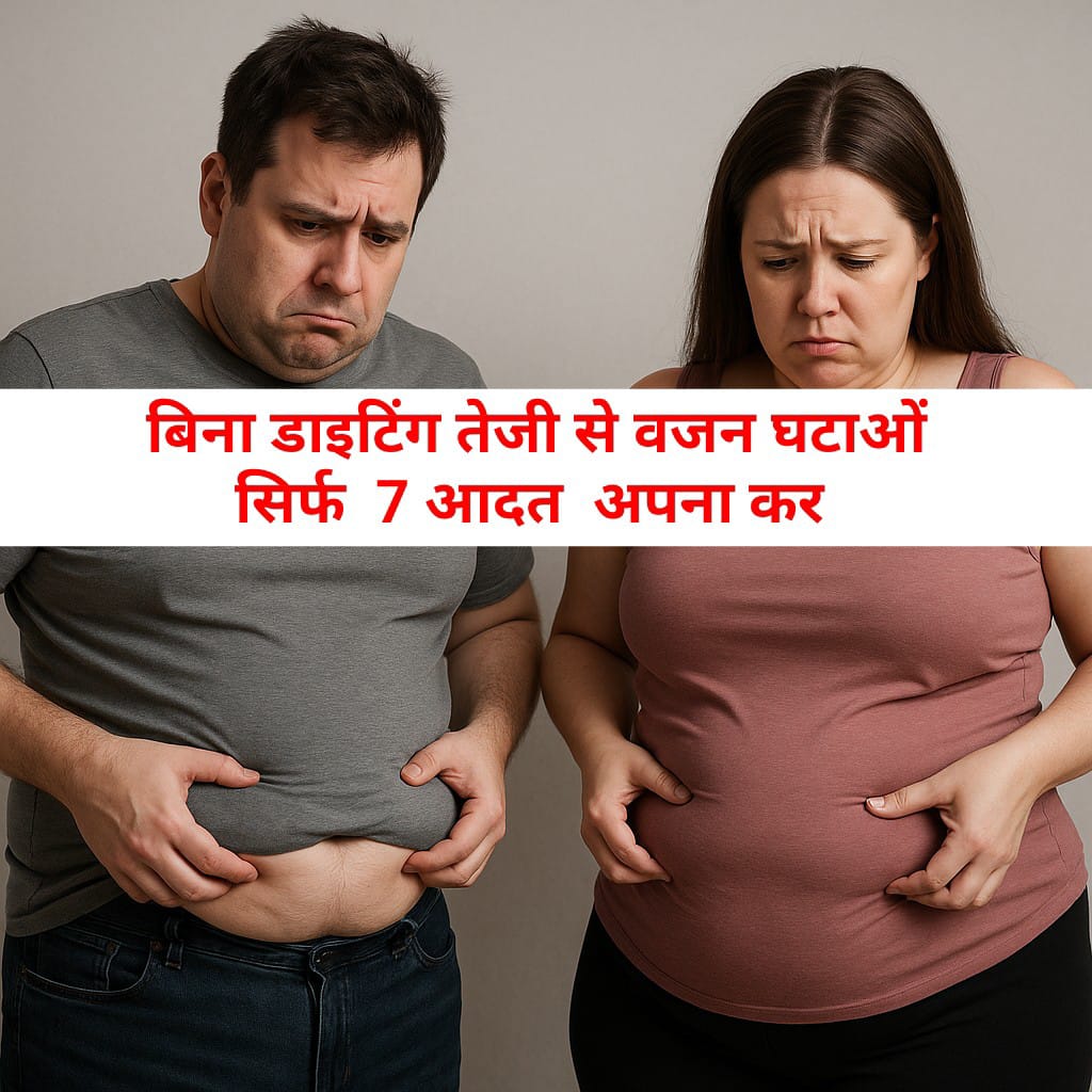 Fat Loss Tips in Hindi बिना डाइट वजन कैसे घटाएं weight loss
