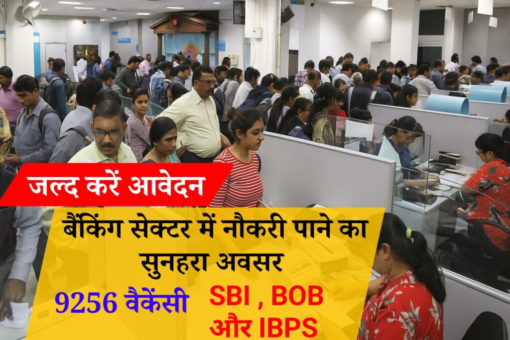 job vacancy in SBI IBPS BOB